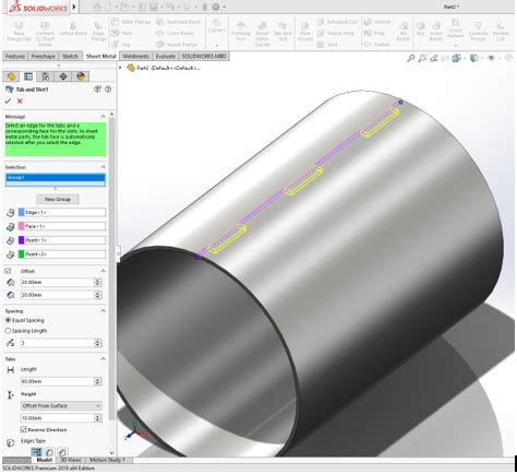 Quick Tip: Creating a Tab and Slot Feature in Solidworks.
